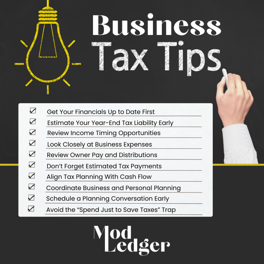 Tax Planning Tips for Business Owners Before December